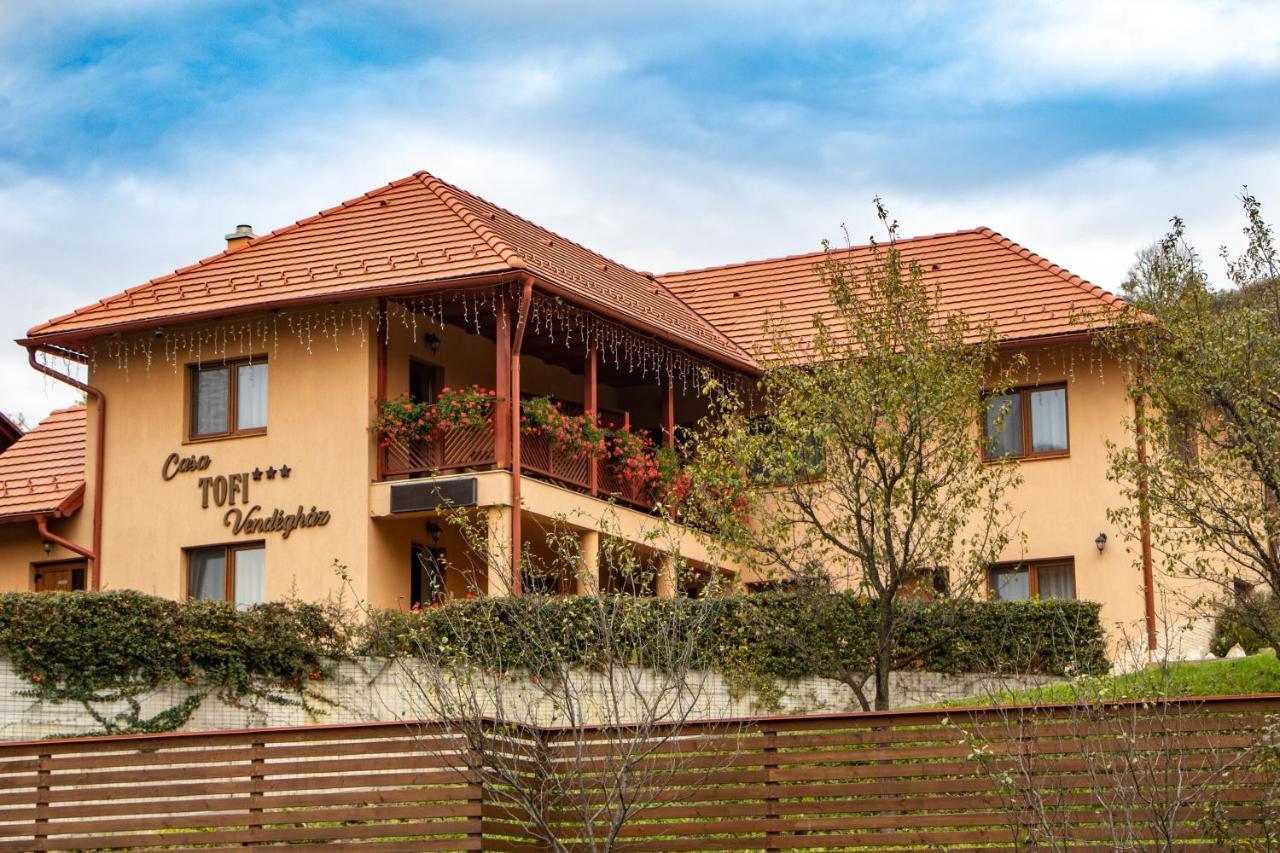 Casa Tofi Vendégház Praid Esterno foto